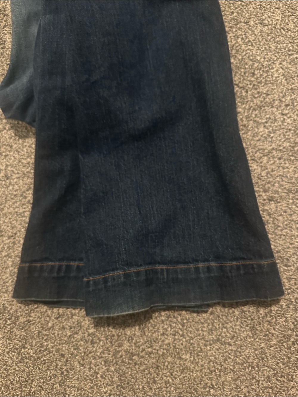 Kimes Ranch Women's Relaxed Jeans in Dark Blue with Contrast Stitching - Picture 2 of 3